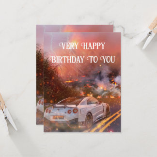 Placa com placa plana Nissan GTR