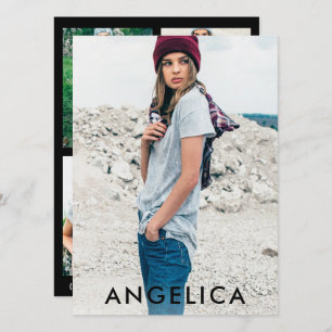 Placa Comp do Ator Modelo - 3 Foto para Trás - Pre