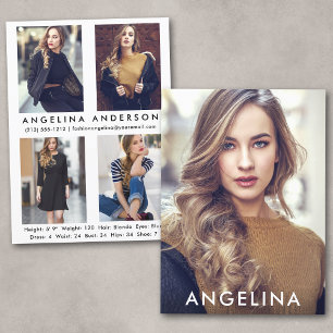 Placa Comp do Ator Modelo - 4 Fotografias Voltas W