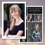Placa Comp do Modelo de Ator de Foto 6 Moderno 5,5<br><div class="desc">Este cartão composto moderno (também conhecido como cartão Zed) o ajudará a se apresentar a potenciais clientes e se destacar da multidão! Há espaço para você carregar seis fotos do seu portfólio, certifique-se de incluir um close-up claro e não filtrado do seu rosto (uma foto retrato), um tiro no corpo...</div>
