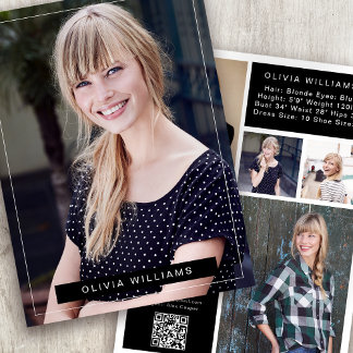 Placa Comp do Modelo de Ator Fotográfico Moderno 6