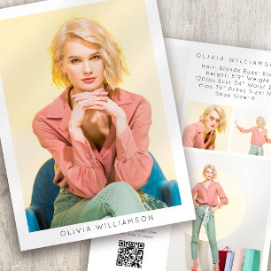 Placa Comp do Modelo de Ator Fotográfico Moderno 6