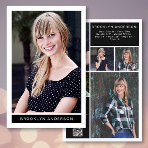 Placa Comp Modern 6 de Modelo de Foto 5,5x8,5"