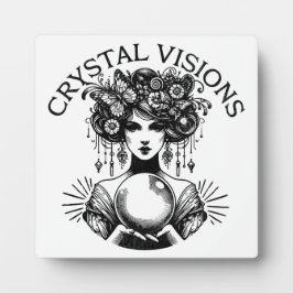 Placa Crystal Visions Mystical Woman Tabletop Plaque | B