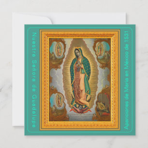 Placa de alta definição Nuestra Señora de Guadalup