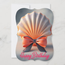 Placa De Aniversário 3D Colorida Com Shell E Arco