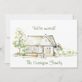 Placa de Anúncio Simples de Endereço da Casa e Árv