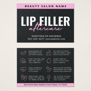 Placa de Atenção de Preenchimento de Lip Rosa Lux