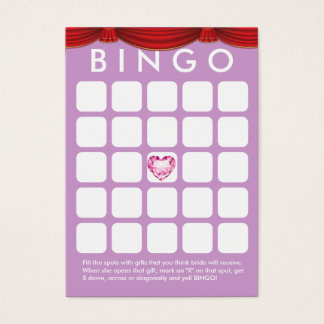 Placa de Bingo de Chá de panela Roxo Diamond Hearp