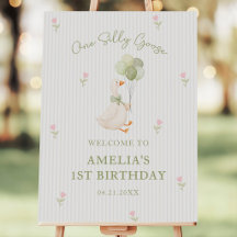 Placa de Boas-Vindas de Aniversário de 1 Ano One S