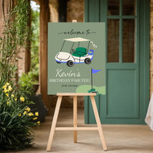 Placa de Boas-Vindas de Aniversário de Buraco de G