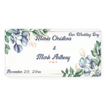 Placa de Boas-Vindas de Casamento Harmonia de Flor