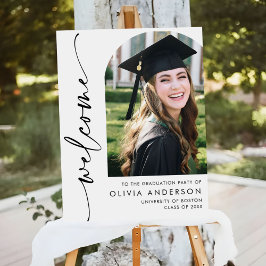 Placa de Boas-Vindas para Foto de Formatura Modern