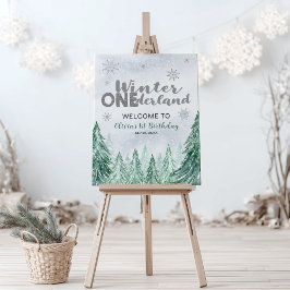 Placa de Boas-Vindas para Primeiro Aniversário de