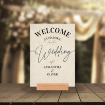 Placa de Boas-Vindas Vintage Boho