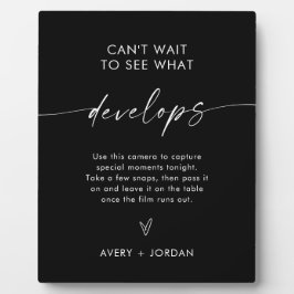 Placa de Câmera Descartável de Casamento, Jogo de 