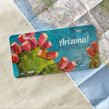 Placa de Carro de Pear em arizona