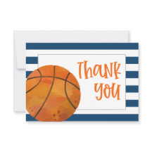 Placa de Cartões de agradecimentos de basquete