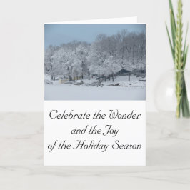 Placa de cartões de natal