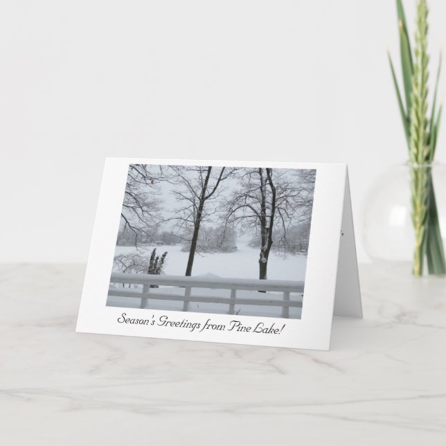 placa de cartões de natal (Frente)