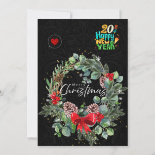 Placa de cartões de natal