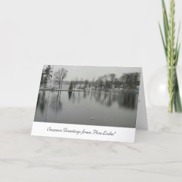 Placa de cartões de natal