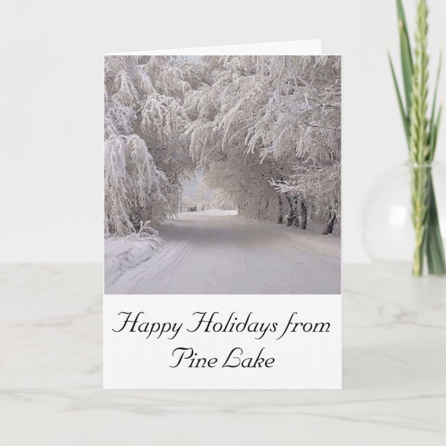 Placa de cartões de natal (Frente)