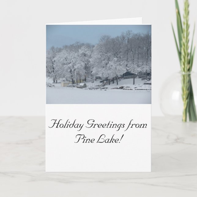 Placa de cartões de natal (Frente)