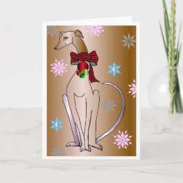 Placa de Cartões de natal "Cachorro de Rico"