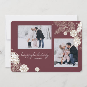 Placa de Cartões de natal de Fotografia Cones 2 de