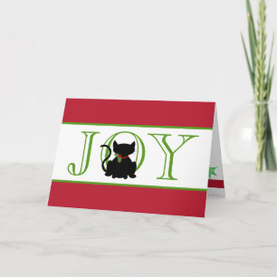 Placa de Cartões de natal de Joia Gato Gordo