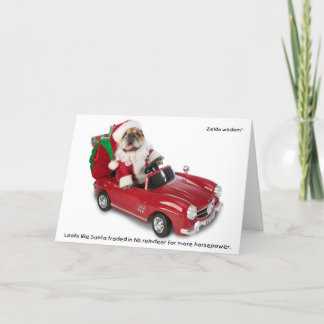 Placa de Cartões de natal para Papais noeis Zelda