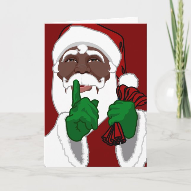 Placa de Cartões de natal Personalizados de Papais (Frente)