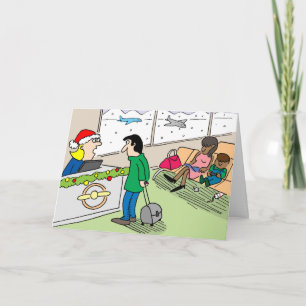 Placa de Cartões de natal viagem