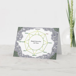 Placa de Cartões de natal Yule