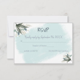 Placa de Casamento de Resposta RSVP