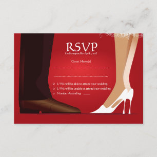 Placa de Casamento RSVP Moderna de Primeira Dança 