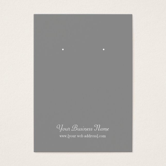 Placa de Cinza Simples Personalizada de Enrelho de (Frente)