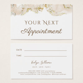 placa de compromisso de design de marcação bege