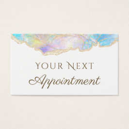 placa de compromisso de design de opal azul