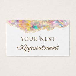 Placa de compromisso de design opal