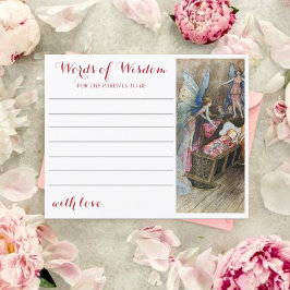 Placa de conselho de bênção de Chá de fraldas, de