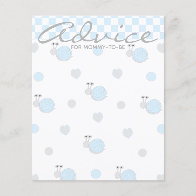 Placa de conselho do chá de fraldas "Atiras e Cara (Frente)