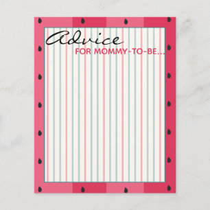 Placa de conselho do chá de fraldas "Umbrella Wate