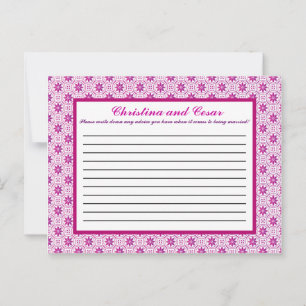 Placa de conselho gravável Magenta Purple Formal F
