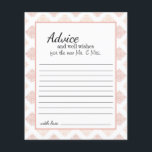 Placa de conselho para danos por pincel suave<br><div class="desc">Os tons de branco suave de pêssego adicionam um toque de romance à sua papelaria. Personalize nossa bela papelaria com seus detalhes de evento fácil e rapidamente, basta pressionar o botão personalizar. Está incluída a coordenação no verso. Itens correspondentes para concluir sua coleção de eventos estão disponíveis em nossa loja...</div>