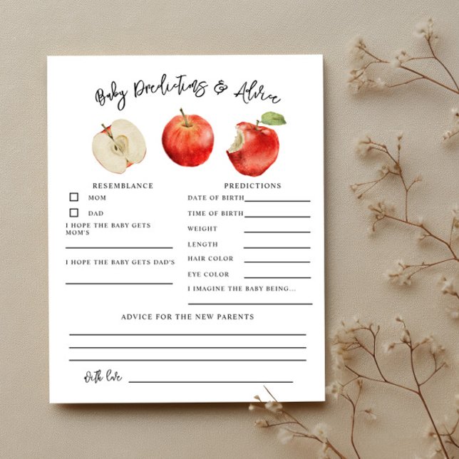 Placa de conselhos e previsões para bebês do Chá A (Criador carregado)