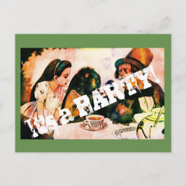 Placa de Convite de festas Vintage