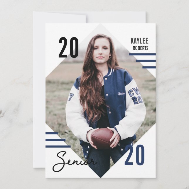 Placa de Convite para Fotografias com Diamante de  (Frente)