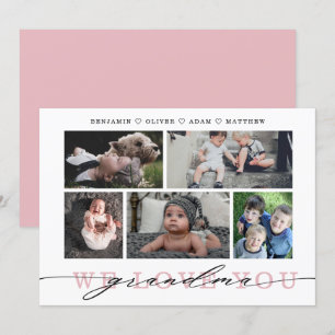 Placa de Dia de as mães de Colagem de Fotografias 